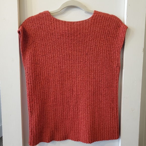 Eileen Fisher knit sleeveless top - Picture 4 of 6
